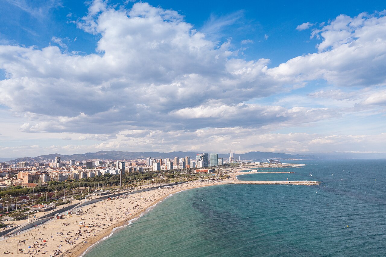 Beaches of Barcelona Spain