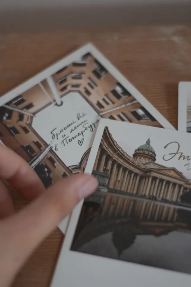 Les cartes photo de ton voyage